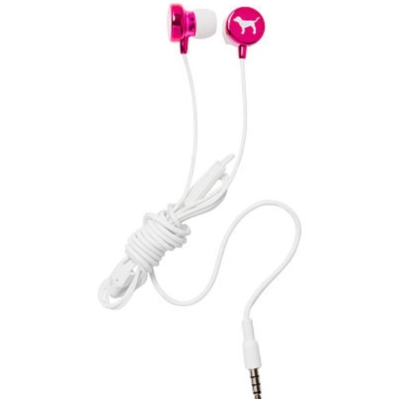PINK Victoria's Secret Accessories - NEW!! Victoria's Secret PINK Chrome Pink Earbuds